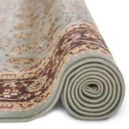 Obsessions Pista Green Anti-Static Machine Made Classical Carpet - Medium image 3