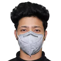 ORILEY OR-N95MS78 Universal N95 Disposable Kids Face Mask Grey (Pack of 2)-33