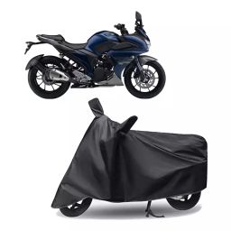 Auto Pearl Polyester Two Wheeler Cover for Yamaha Fazer-250 (Grey)-image-40