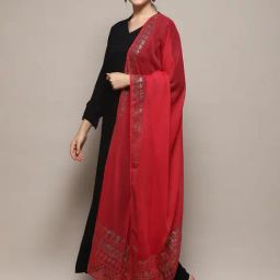 Biba Pink Embellished Dupatta-picture-10