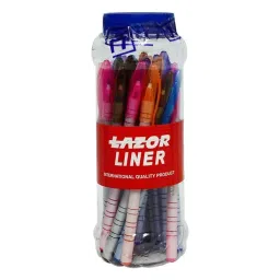 Linc Lazor Liner 0.7 mm Blue Ink Ball Pen for Student & Professional (Pack of 25 Pcs)-100