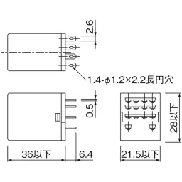 Omron Mini Power Relay AC 100/110 V Plug-in terminal, MY4Z-CBG AC100/110-23