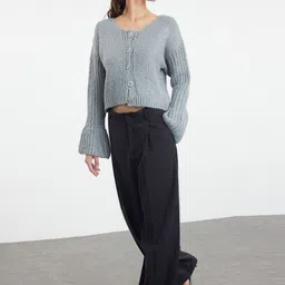 Trendyol Women Ribbed Crop-image-67