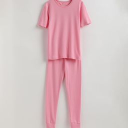 Charm n Cherish Kids Ribbed Thermal Set-picture-27