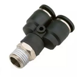 JELPC 3/8 Inch Y Connector with Male Thread 6x3/8-75