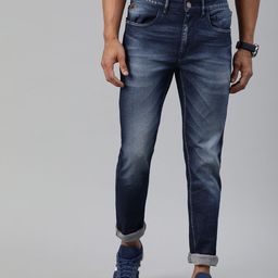 WROGN Men Blue Skinny Fit Mid-Rise Clean Look Stretchable Jeans-image-68