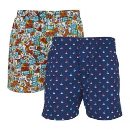 XYXX Multicolor Printed Cotton Boxers (Pack Of 2)-image-64