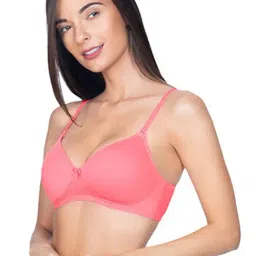 Amante Coral Non Wired Padded T-Shirt Bra-image-33