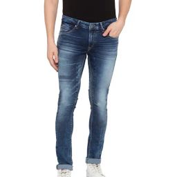 Spykar Blue Skinny Fit Low Rise Jeans-image-52