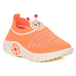 Lil Lollipop Alien Applique Detailed Musical Slip On Shoes - Orange-image-35