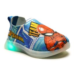 Toothless Marvel Avengers Super Heroes Featuring Spider Man Printed Slip On Shoes - Sky Blue-image-96
