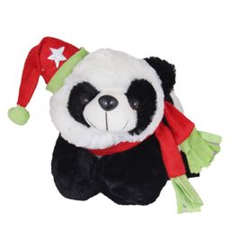 Tickles Christmas Panda with Muffler Plush Animal Soft Toy Soft Stuffed Christmas Gift for Kids (Color: Black & White Size: 26 cm)-17