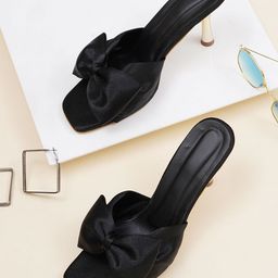 HUNYZA FOOTWEAR Party Wedge Sandals with Bows-56