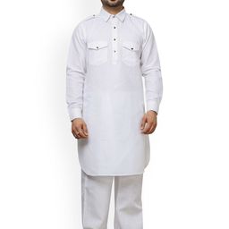 Pro-Ethic STYLE DEVELOPER Men Solid Cotton Kurta with Pyjama-picture-50
