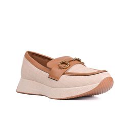 Jove Women Colourblocked PU Loafers-26