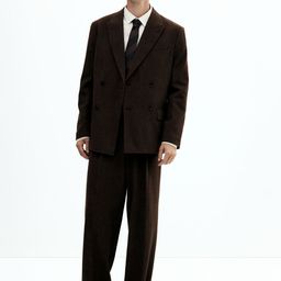 H&M Loose Fit Tailored Trousers-picture-19