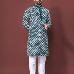 ATOXIC Men Cotton Solid Straight Kurta-picture-19