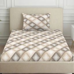 Welspun blue polycotton harmony single bedsheets-image-12