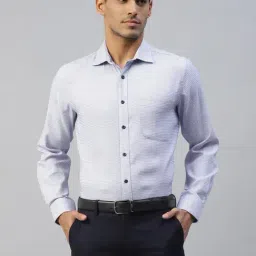 Don Vino Light Blue Slim Fit Check Shirt-picture-31