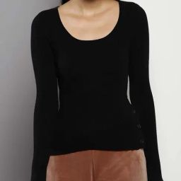 Calvin Klein Black Slim Fit Sweater-image-57