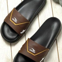 Asian Men's Brown Slides-picture-8