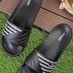 Asian Men's Black & White Slides-image-37