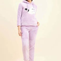 Sweet Dreams Purple Plain Track Suit-image-60