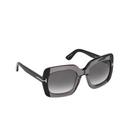 Tom Ford Women Blue Lens & Black Square Sunglasses with-image-58