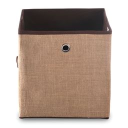 Aura Brown & Beige Foldable Square Drawer Organizer image 3