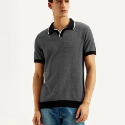 Levi's Men's Solid Slim Fit Polo T-shirt-picture-1