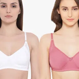 Clovia Multicolor Non Wired Non Padded T-Shirt Bra (Pack Of 2)-24