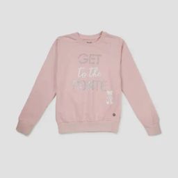 Gini & Jony Kids Pink Cotton Printed Sweatshirt-picture-40