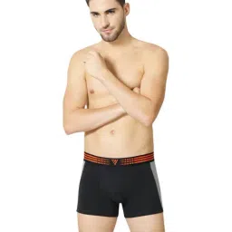 Van Heusen Regular Fit Anti Bacterial Colour Fresh Solid Trunks - Anthra Melange W Grey Melange-picture-41