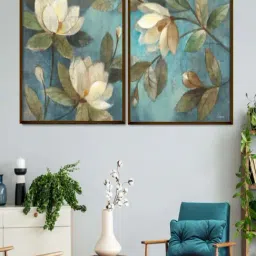 The Art House Abstract Multicolor Canvas Painting-image-53