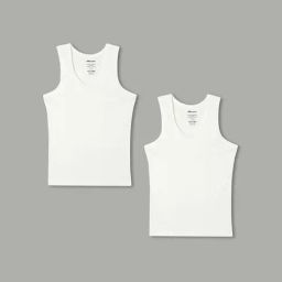 Fame Forever by Lifestyle Boys White Cotton Solid Innerwear-image-111
