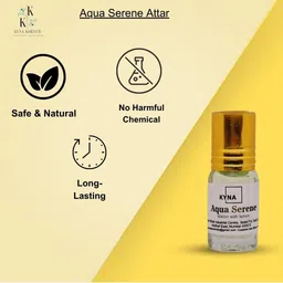 kyna korner Aqua Serene Attar : Fragrance Of Melon With Lemon (3ml) | Roll On Attar image 2