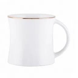SONAKI White Bone China Coffee Mugs (180 ml) - Set of 6 image 4