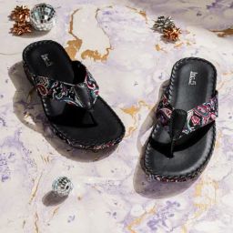 Inc.5 Women's Black Thong Sandals-picture-46
