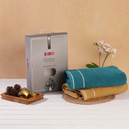 Spaces dark teal 100% cotton radiance bath towel-image-79