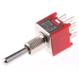 RS PRO Toggle Switch Panel Mount On-On-On DPDT Solder Terminal, 7347202P image 3