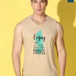 WOOSTRO Pack Of 2 Printed Combed Cotton Gym Vests VWS26(ENJOY RUST)(ENJOY PEACOCK)-image-63