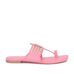 Forever Glam by Pantaloons Women Pink Toe Ring Sandals-image-43