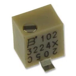 Bourns TRIMMER, POT, 1KOHM, 10%, 12TURN, SMD Model No - 3224X-1-102E-picture-22