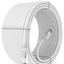 Fedus 20 m High Speed CAT6 LAN Cable (White)-8