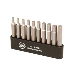 WIHA 10 Piece Hex Inch and Metric Power Bit Belt Pack Set, 74986-12