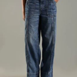 Tommy Hilfiger Blue Cotton Relaxed Fit Jeans-picture-29
