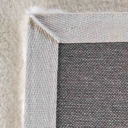 Obsessions Cream Imitation Rabbit Fur Carpet - Medium image 5
