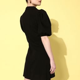 her by invictus Jet Black Once Upon a Sleeve A-Line Dress image 5