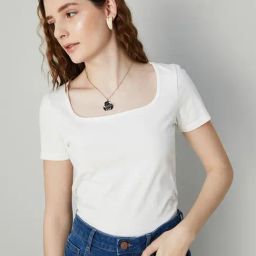 Ginger by Lifestyle White Cotton Top-picture-48