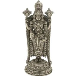 Sri Jagdamba Pearls 800 Silver Danda Balaji Idol - 5 gm-35